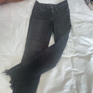 Free People Raw High Rise Jegging